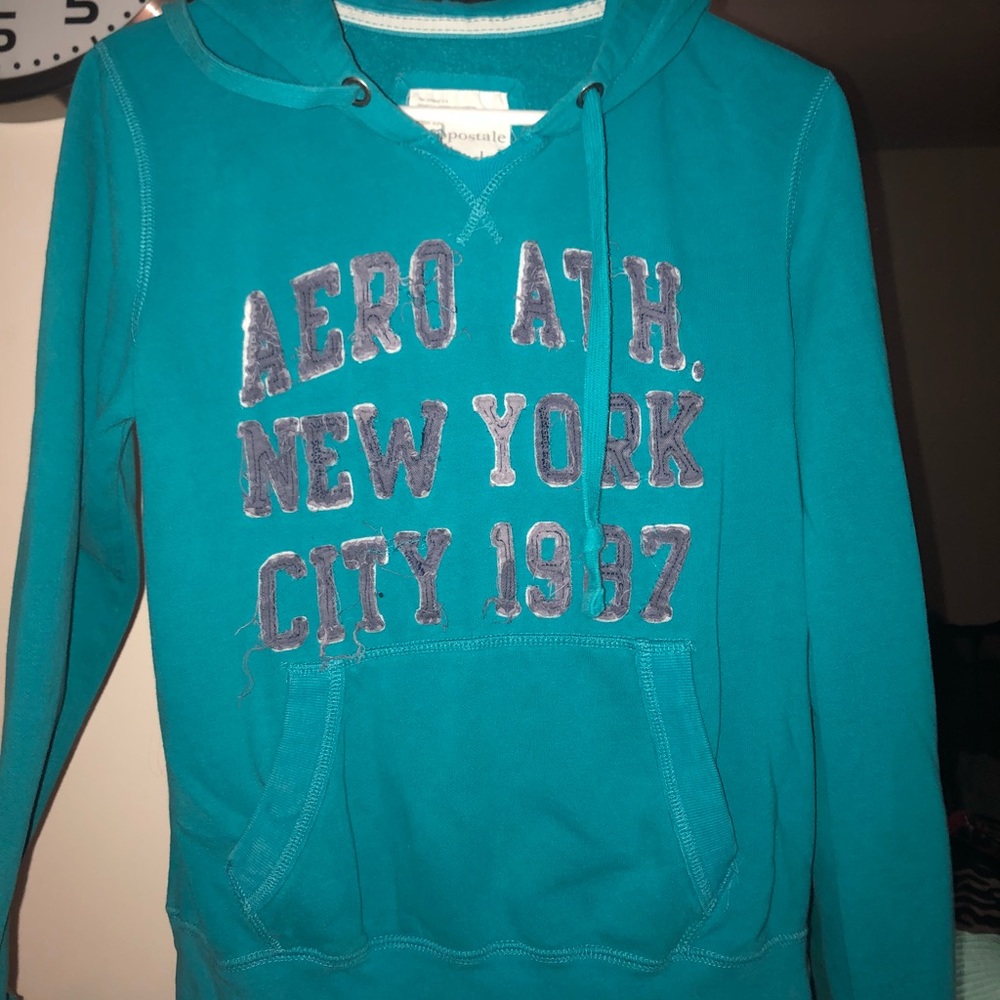 Blue sweatshirt